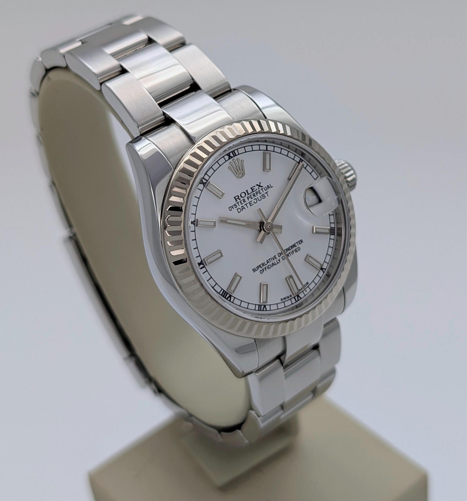 Rolex Datejust 31 Ref.178274 White Dial Ø31mm Uhr Fullset #3219