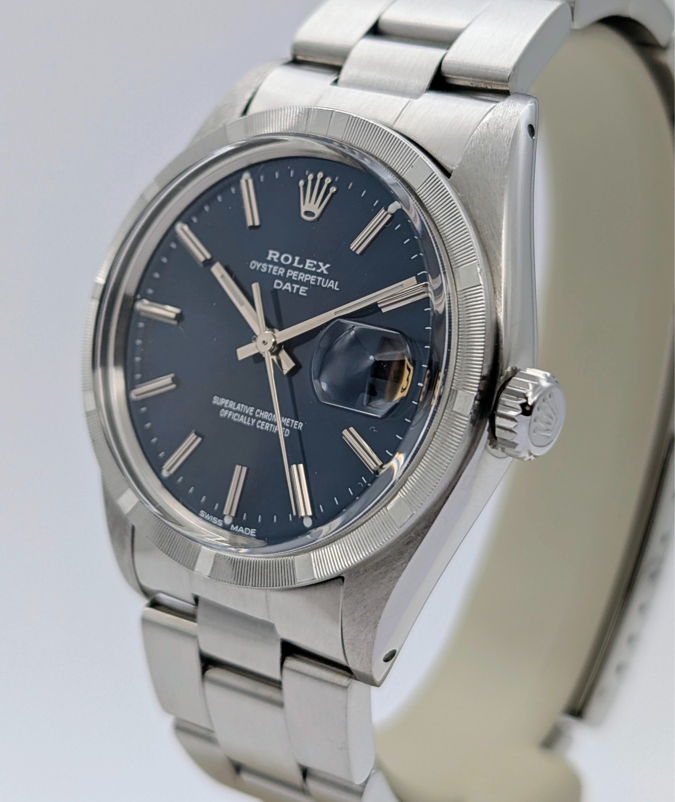 Rolex Oyster Perpetual Date 1501 Ø34 mm – Blue Dial – 1973 – Automatik #1339