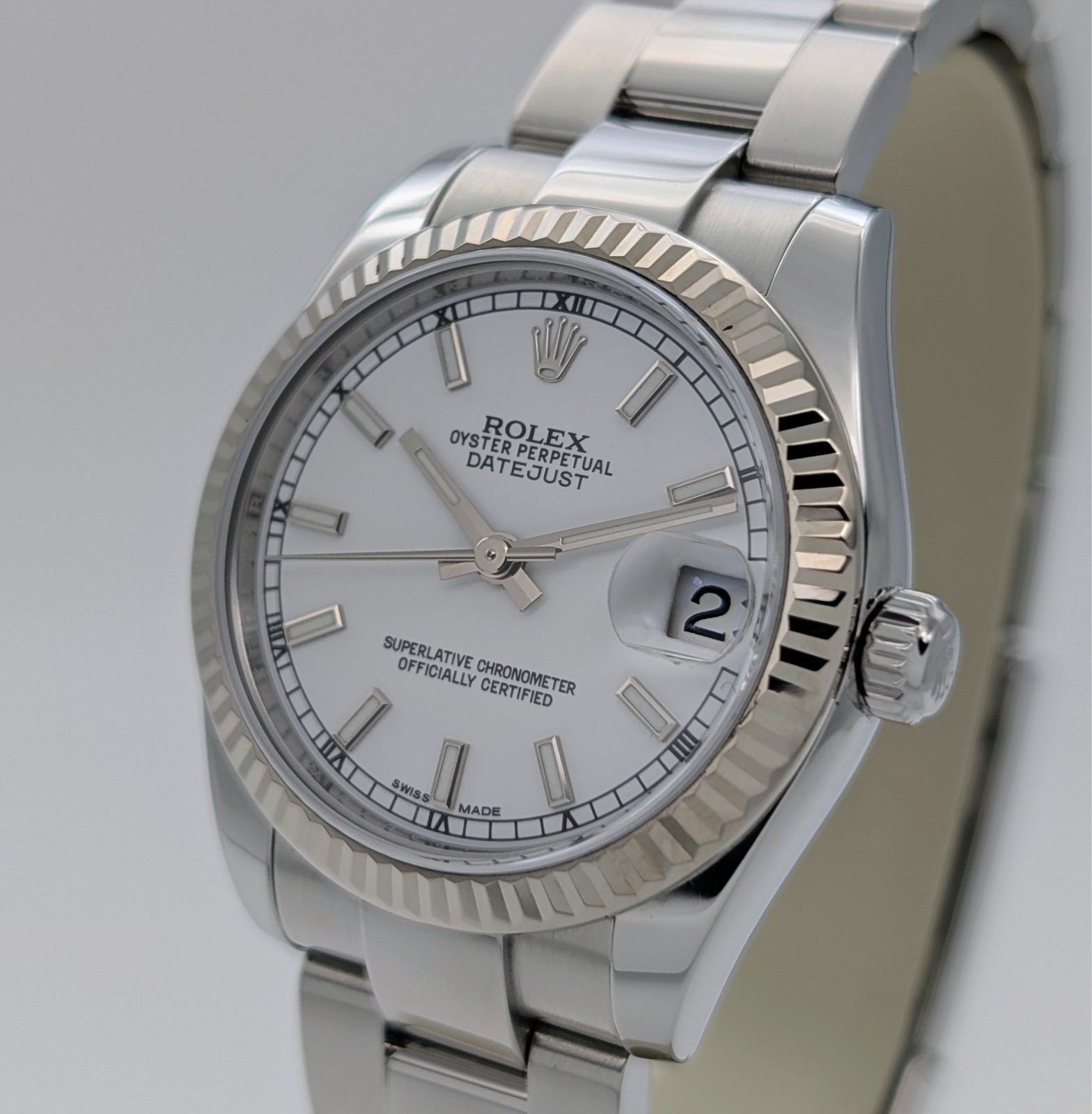Rolex Datejust 31 Ref.178274 White Dial Ø31mm Uhr Fullset #3219