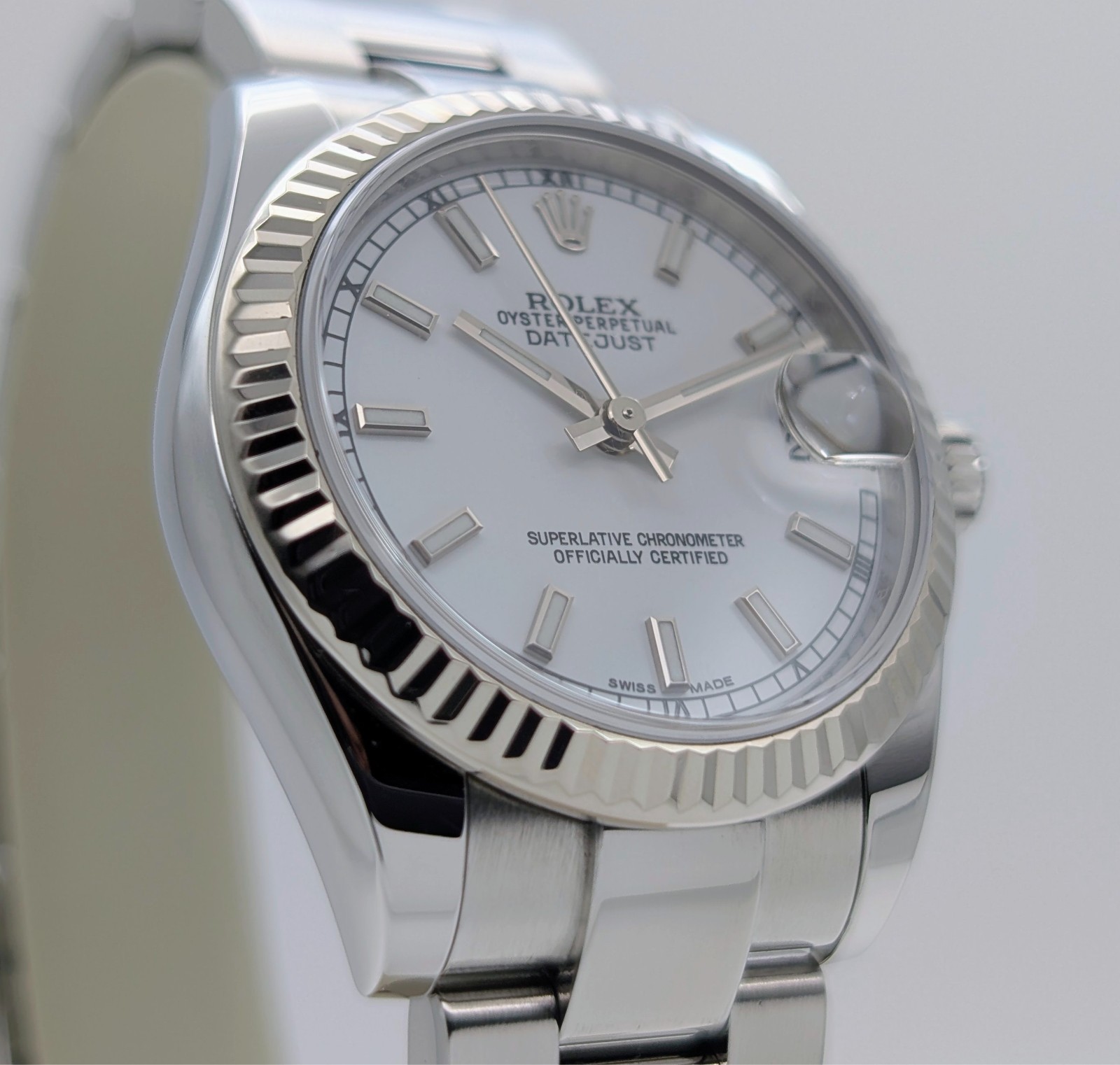 Rolex Datejust 31 Ref.178274 White Dial Ø31mm Uhr Fullset #3219