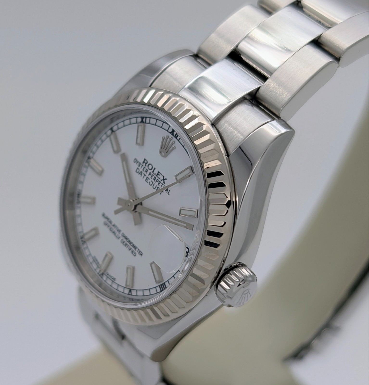 Rolex Datejust 31 Ref.178274 White Dial Ø31mm Uhr Fullset #3219
