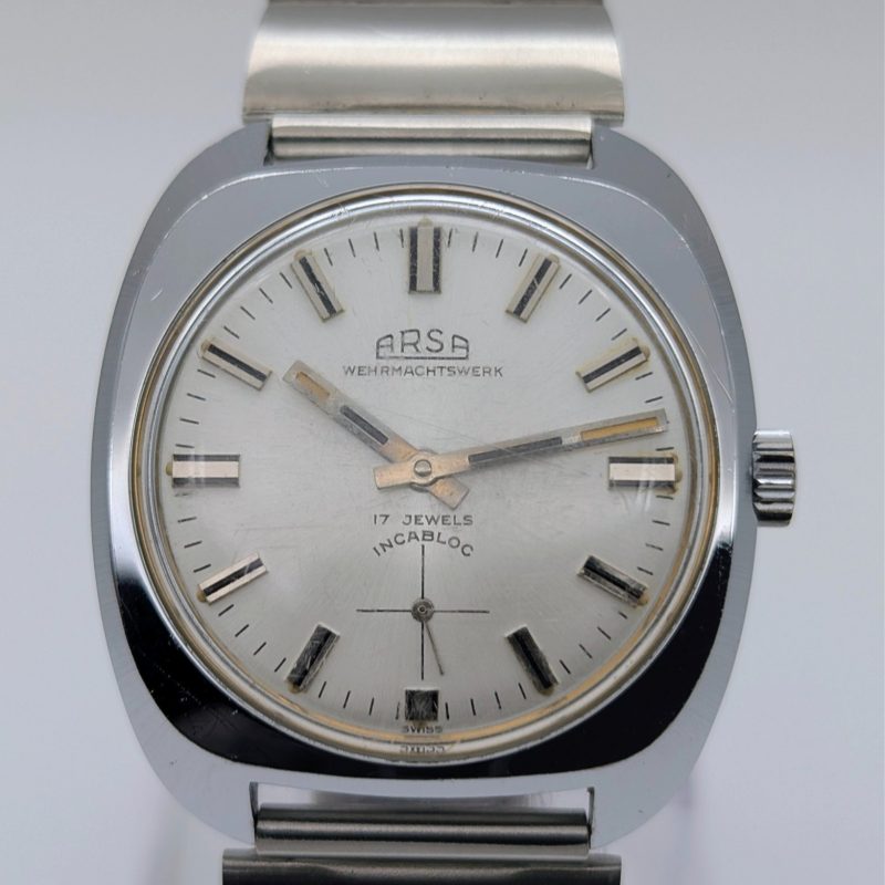ARSA 1970er Jahre Vintage Wehrmachtswerk – Handaufzug – 36 mm #3280