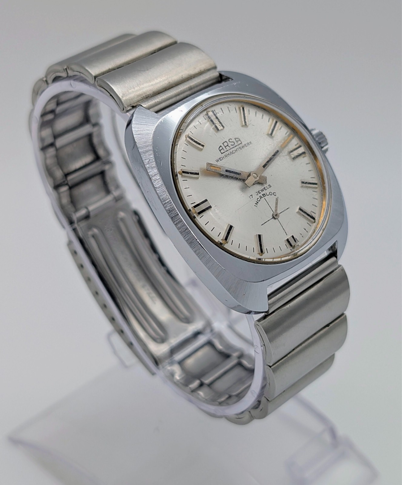 ARSA 1970er Jahre Vintage Wehrmachtswerk – Handaufzug – 36 mm #3280