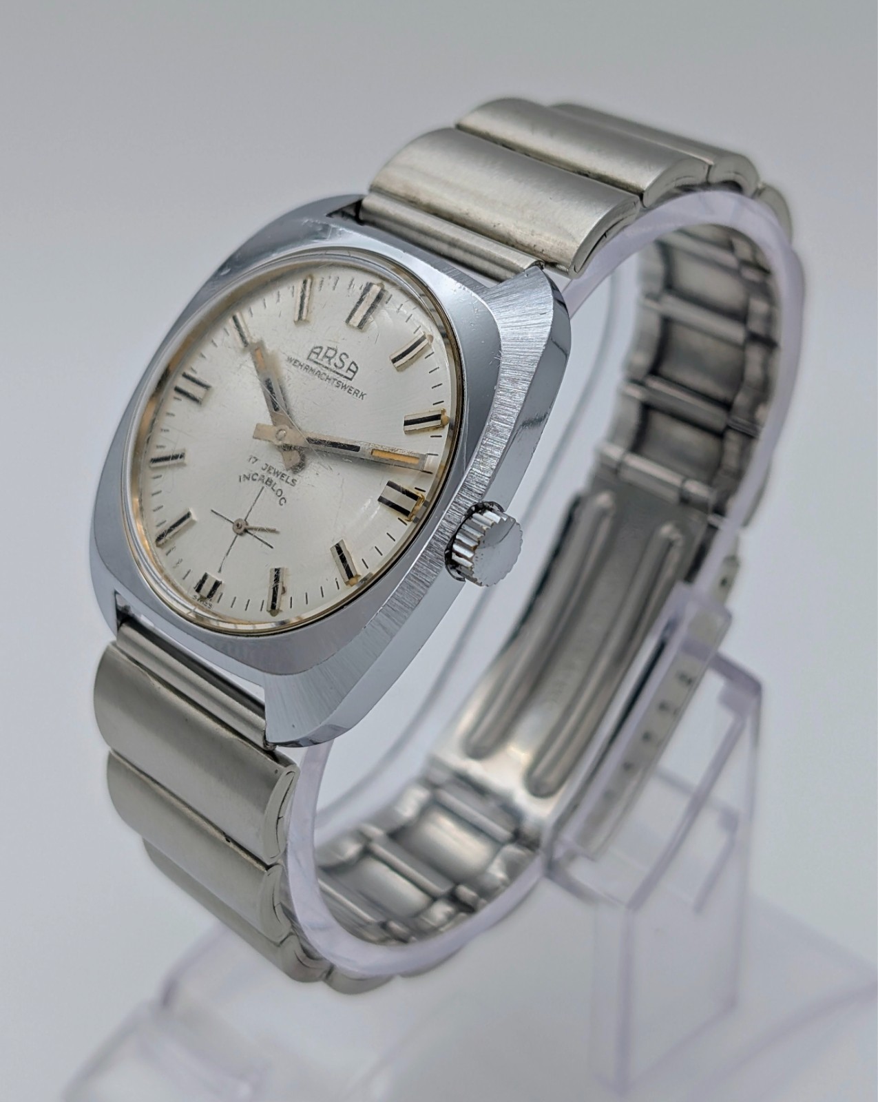 ARSA 1970er Jahre Vintage Wehrmachtswerk – Handaufzug – 36 mm #3280