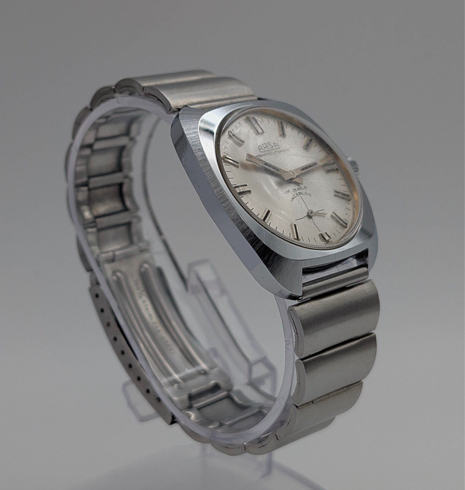 ARSA 1970er Jahre Vintage Wehrmachtswerk – Handaufzug – 36 mm #3280