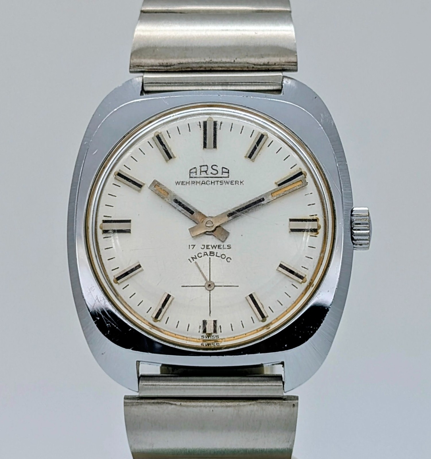 ARSA 1970er Jahre Vintage Wehrmachtswerk – Handaufzug – 36 mm #3280
