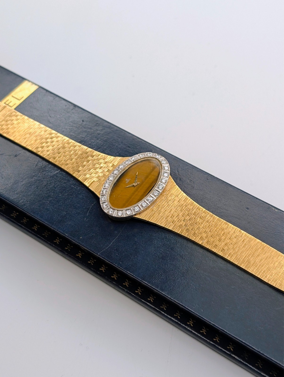 Ebel Vintage Damenuhr 18K Gelbgold Brillantlünette Ø39mm Damen Uhr #3310