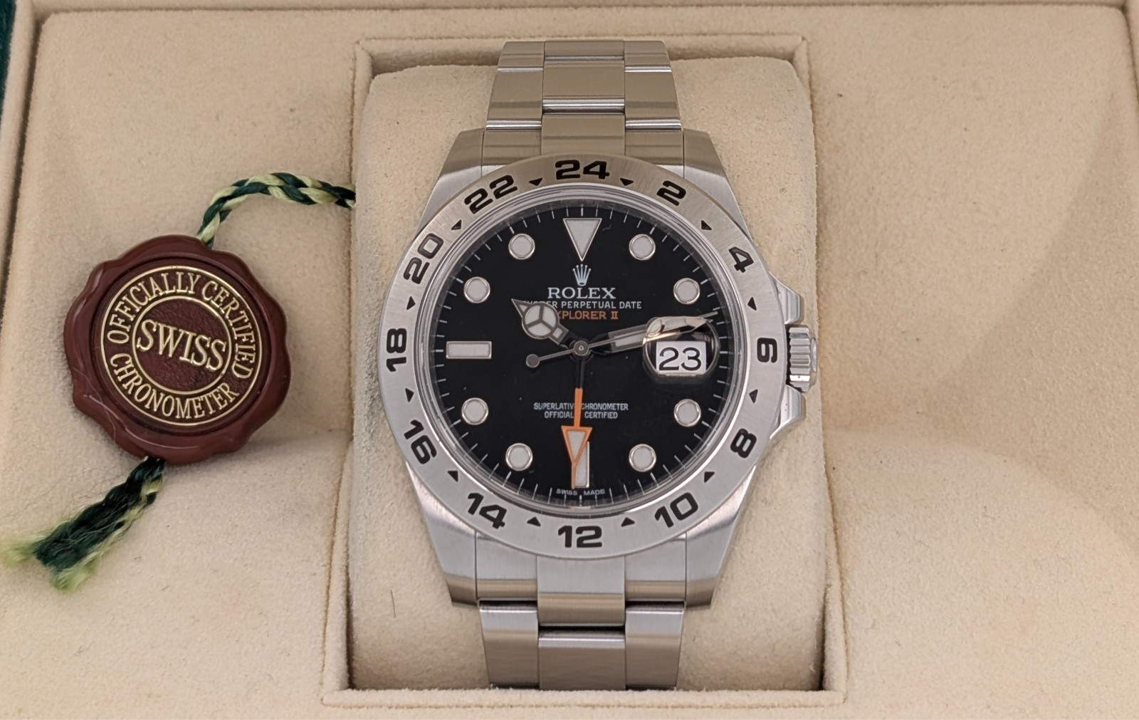 Rolex Explorer II 42 | 216570 | Ø42mm 2014 Black Dial Uhr Fullset #3311