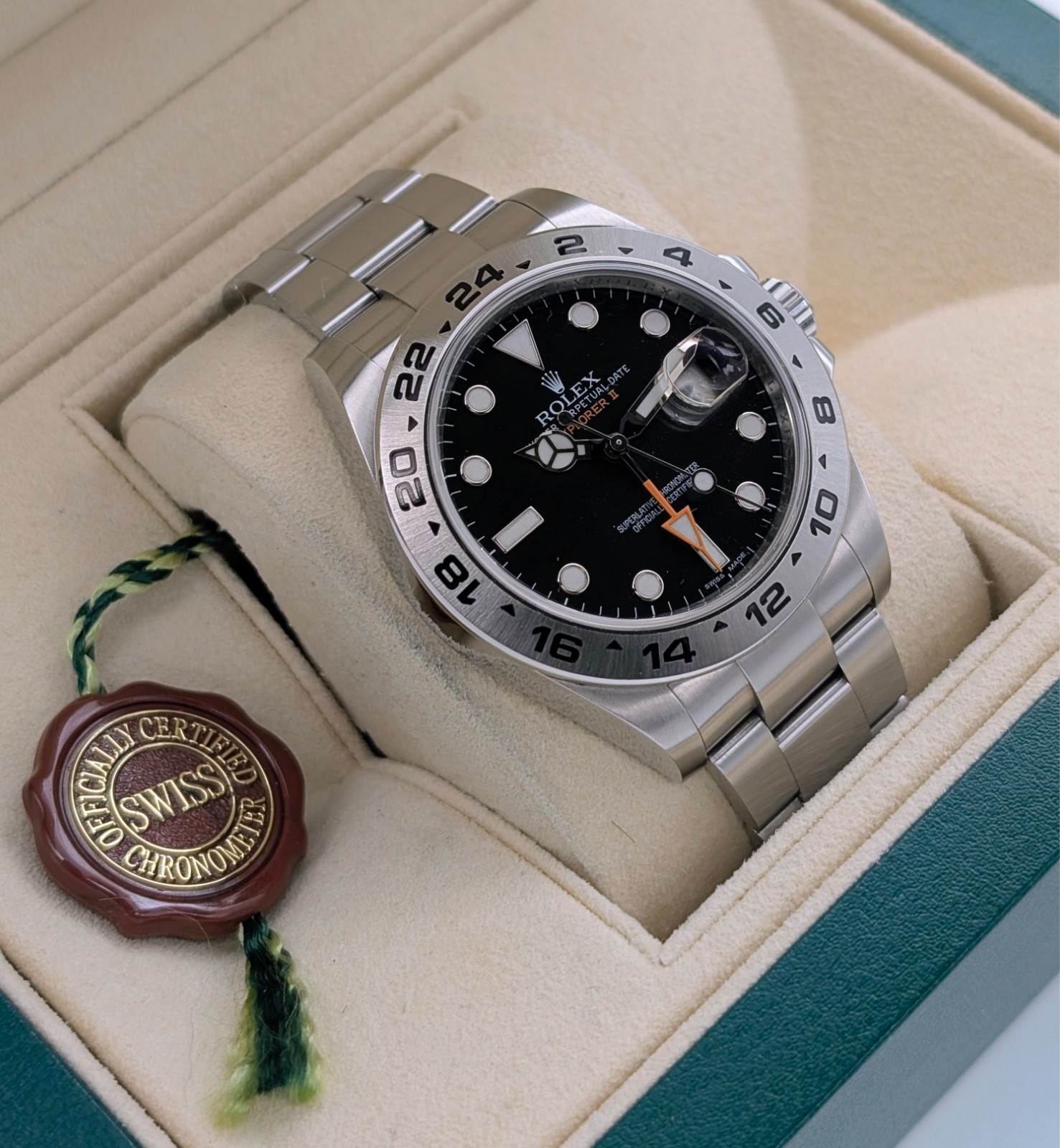 Rolex Explorer II 42 | 216570 | Ø42mm 2014 Black Dial Uhr Fullset #3311