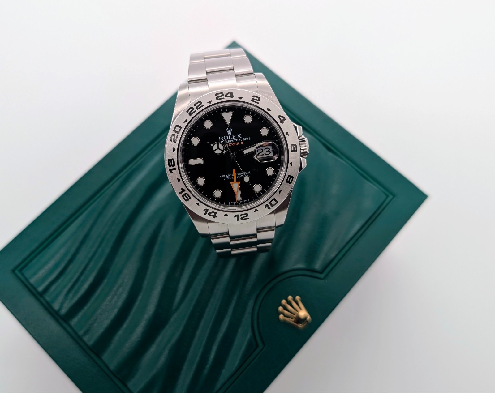 Rolex Explorer II 42 | 216570 | Ø42mm 2014 Black Dial Uhr Fullset #3311