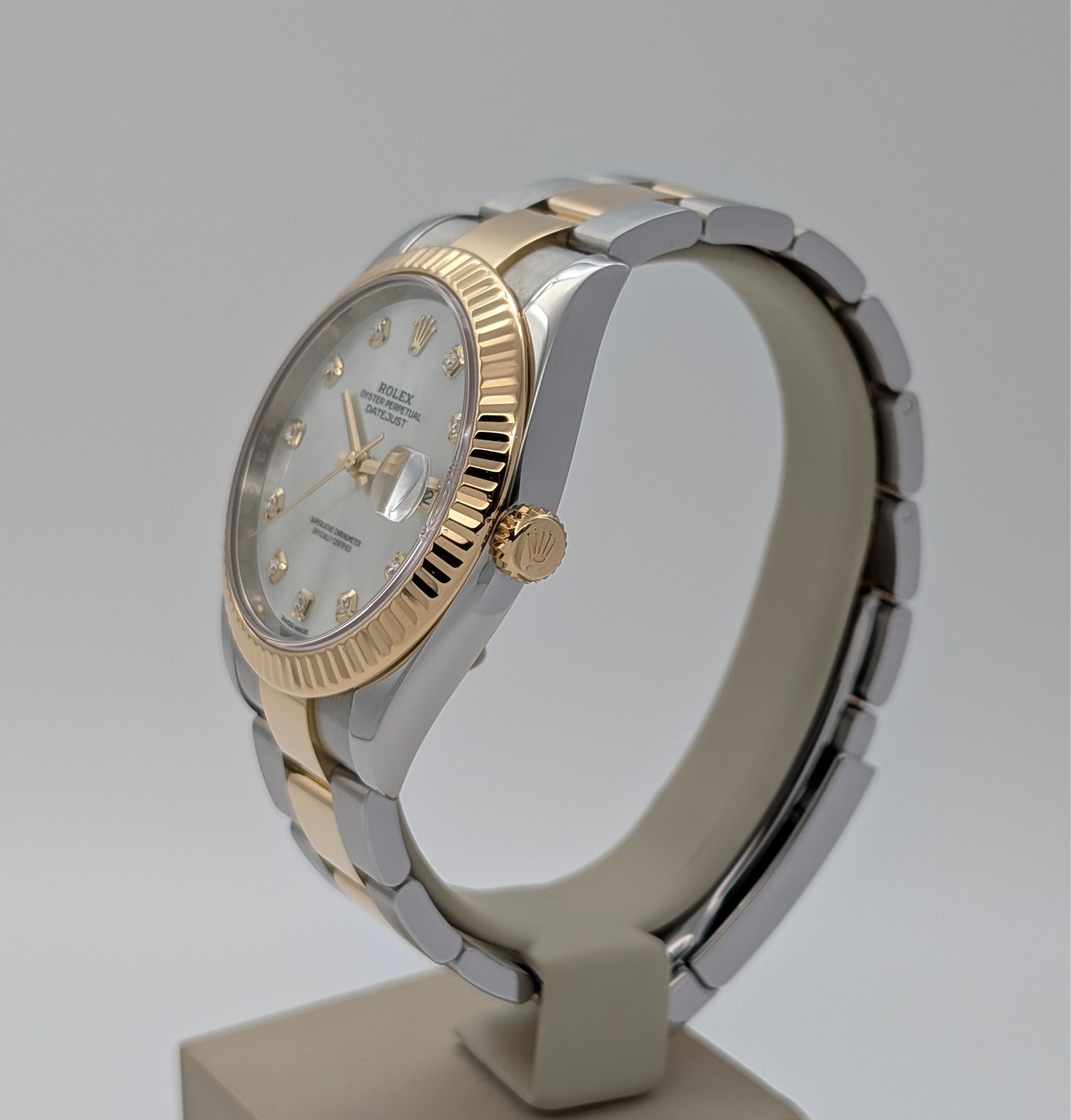 Rolex Datejust Ref.126333 Mother of Pearl Diamond Dial Ø41mm Uhr Fullset #3308