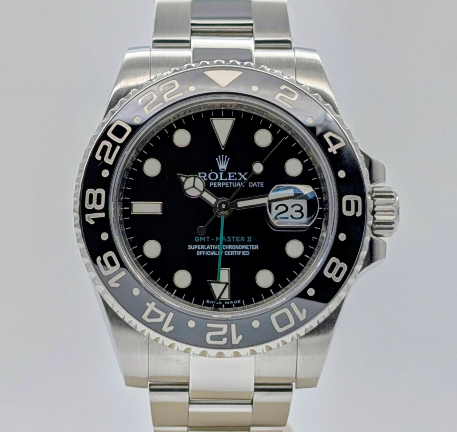Rolex GMT-Master II Ref.116710LN Black Dial Ø40mm Uhr Automatik Full Set #3309