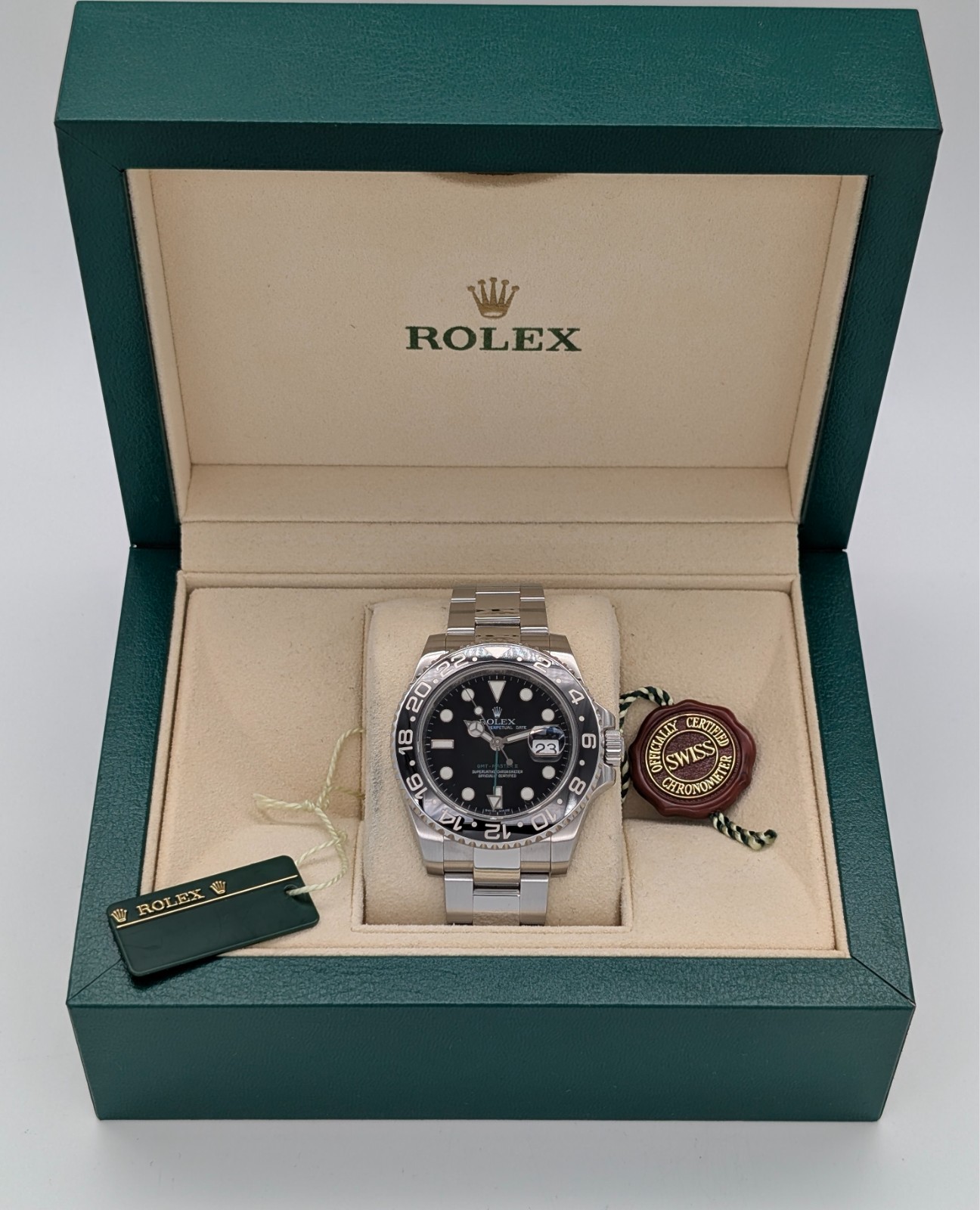 Rolex GMT-Master II Ref.116710LN Black Dial Ø40mm Uhr Automatik Full Set #3309