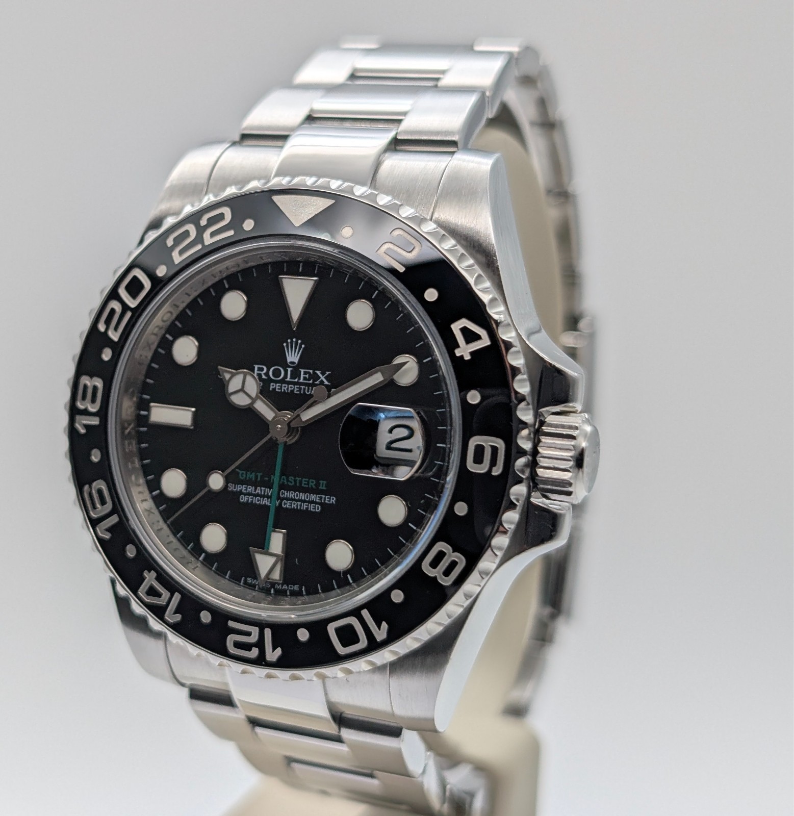 Rolex GMT-Master II Ref.116710LN Black Dial Ø40mm Uhr Automatik Full Set #3309