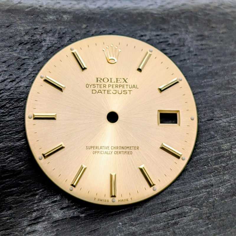 Rolex Datejust 36 Champagne Tritium-Zifferblatt Ø27,80 mm #3113