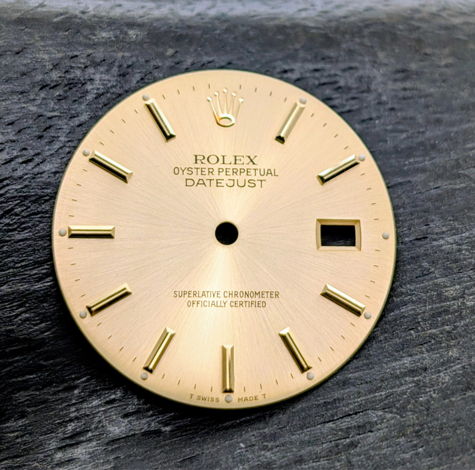 Rolex Datejust 36 Champagne Tritium-Zifferblatt Ø27,80 mm #3113