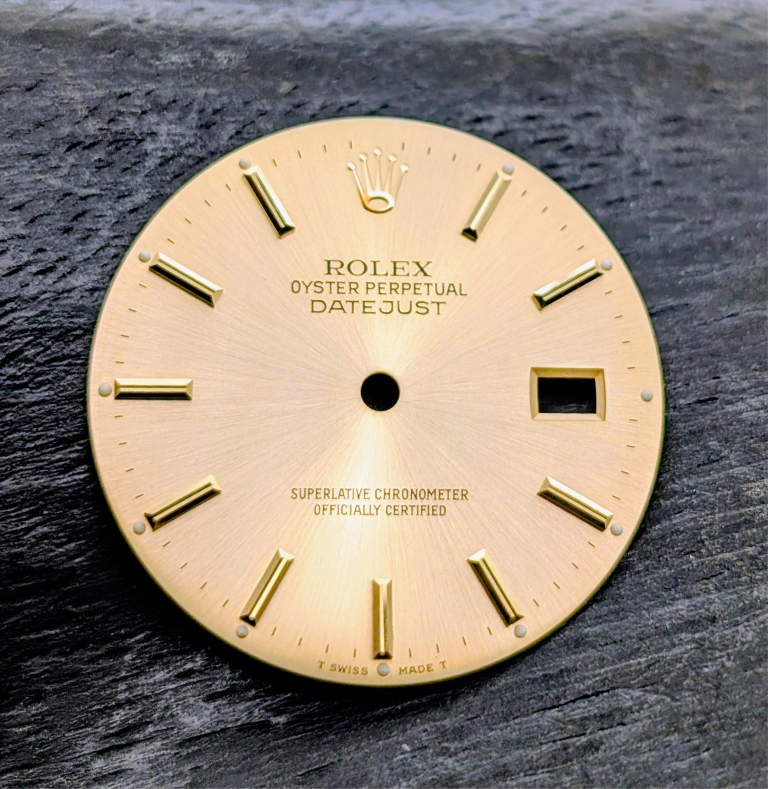 Rolex Datejust 36 Champagne Tritium-Zifferblatt Ø27,80 mm #3113
