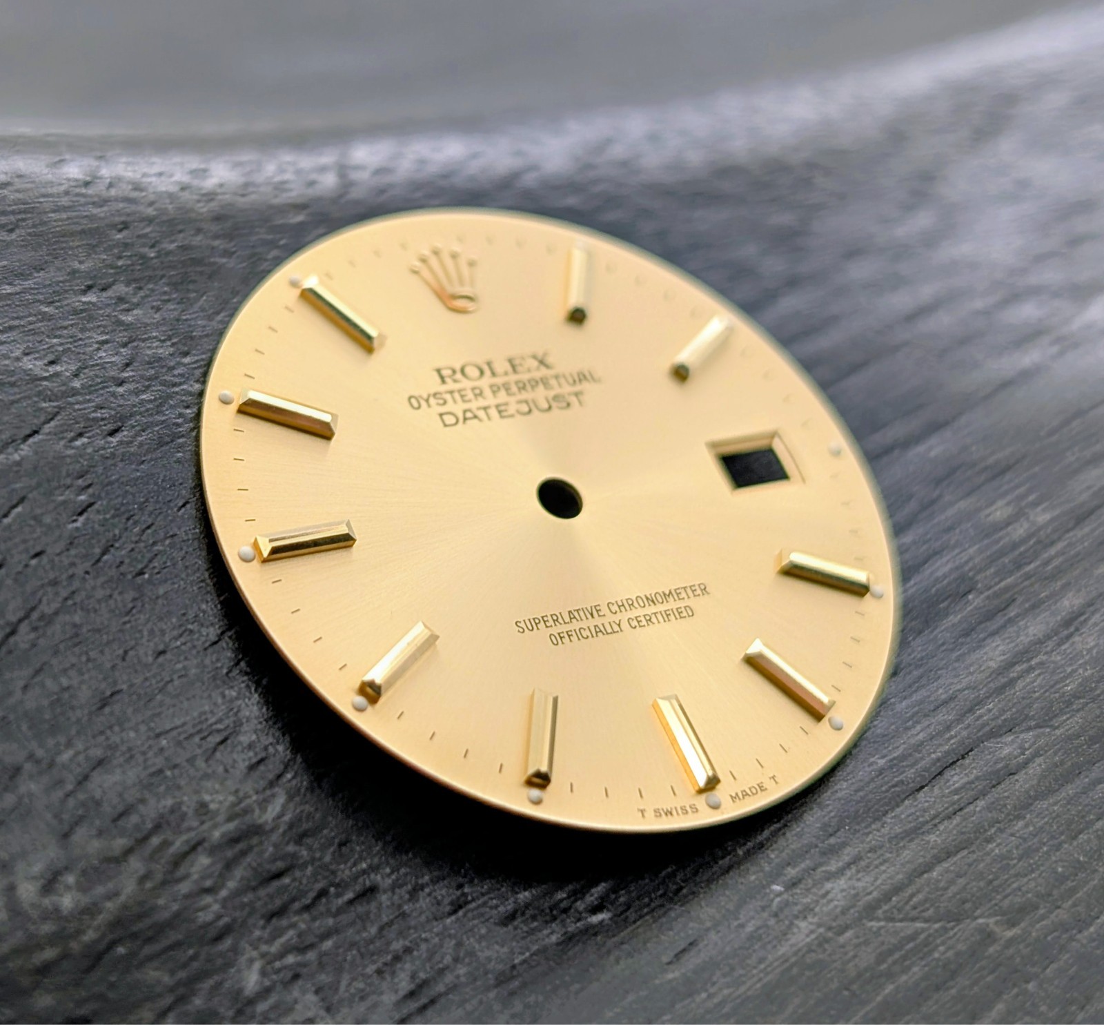 Rolex Datejust 36 Champagne Tritium-Zifferblatt Ø27,80 mm #3113