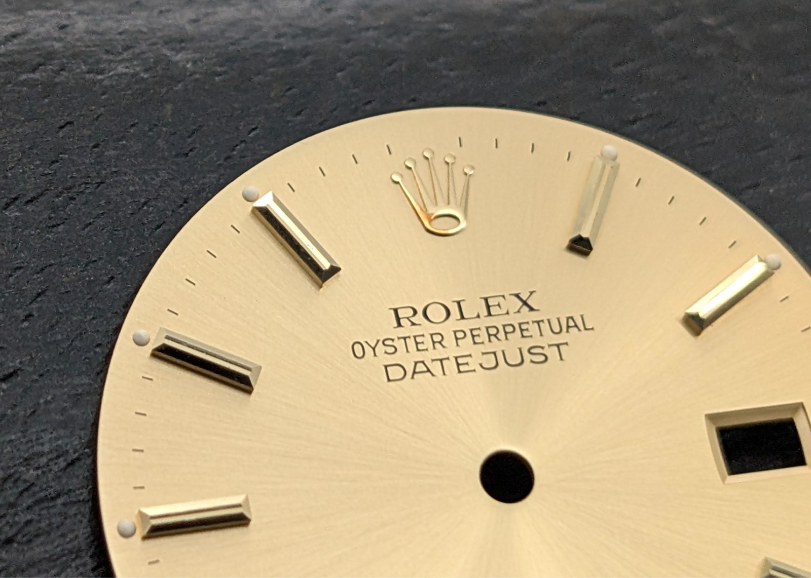 Rolex Datejust 36 Champagne Tritium-Zifferblatt Ø27,80 mm #3113