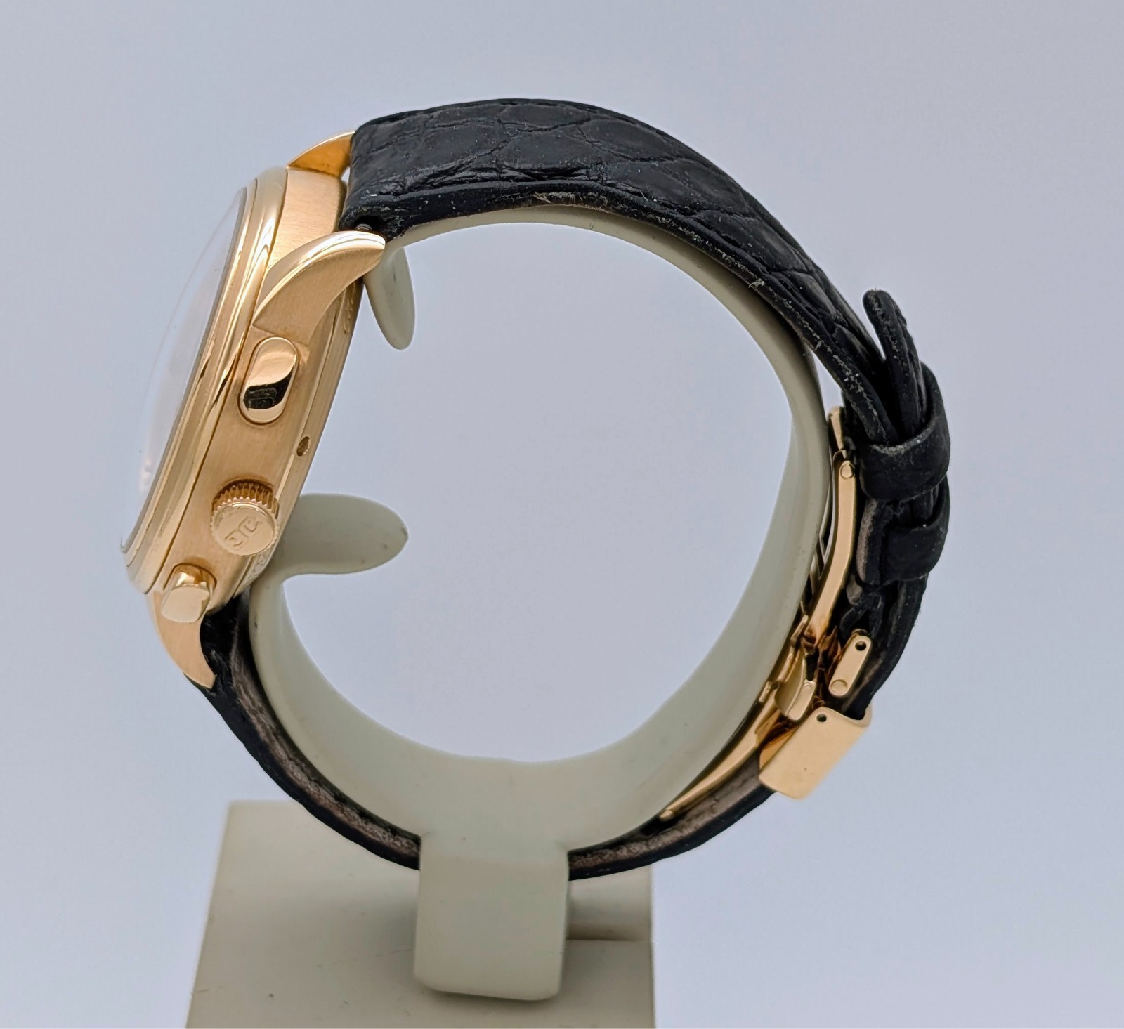Glashütte Original SENATOR Chronograph Ref-3932121204 Uhr Ø39mm 18K Gold #3334