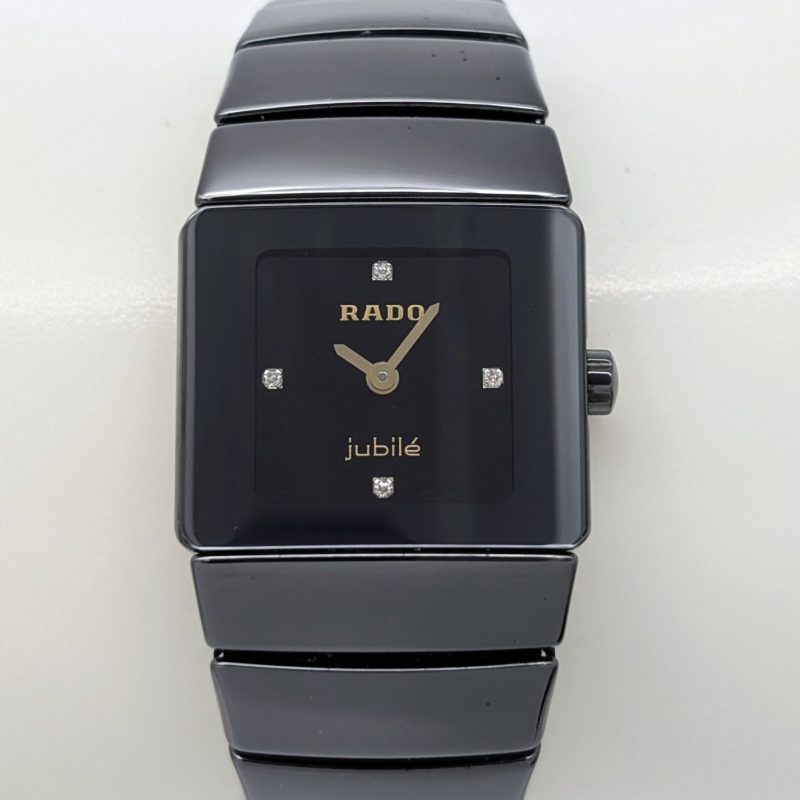 Rado Sintra Lady Keramik 153.0337.3 Black Diamond Dial Ø21mm Damen Uhr #3312