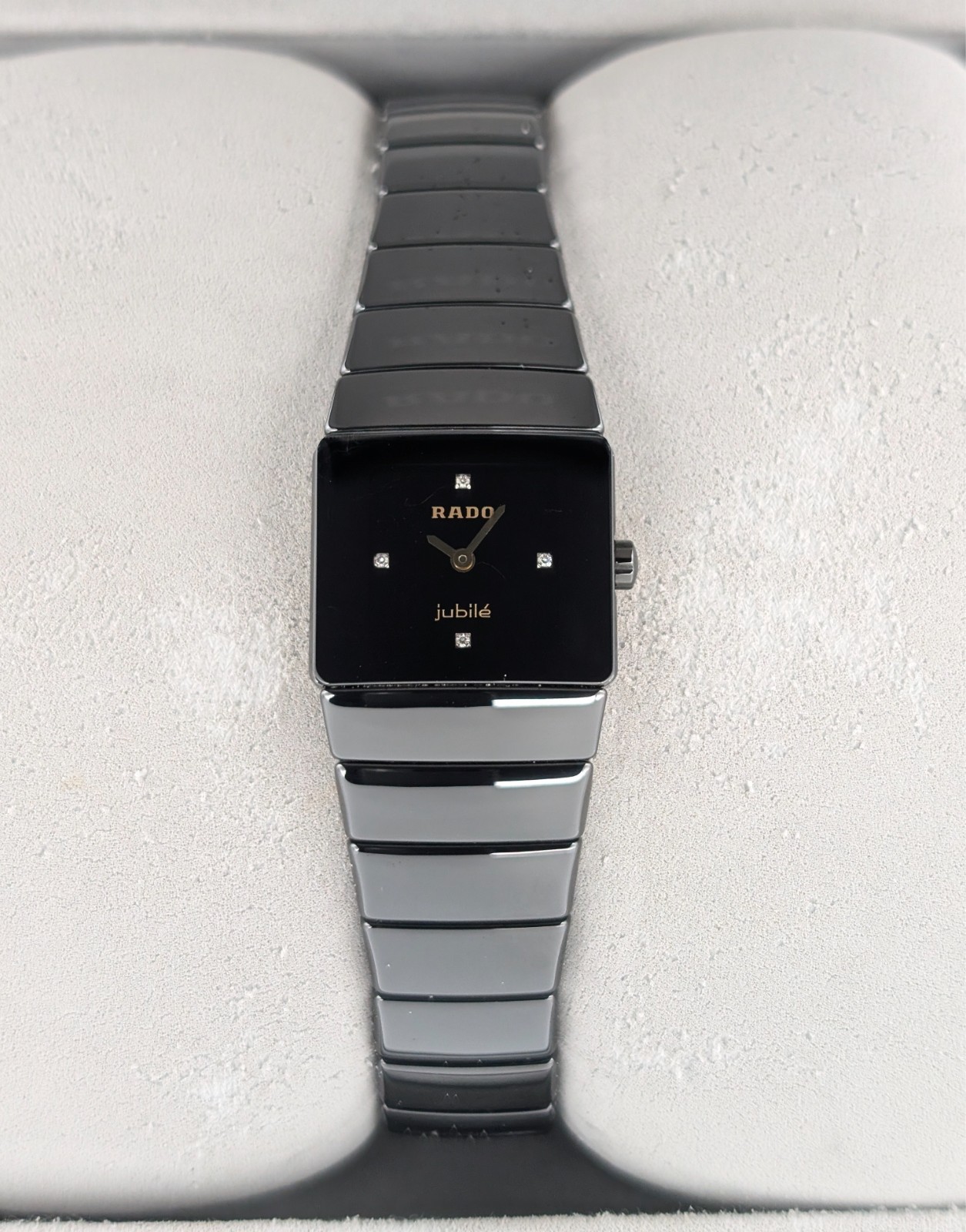 Rado Sintra Lady Keramik 153.0337.3 Black Diamond Dial Ø21mm Damen Uhr #3312