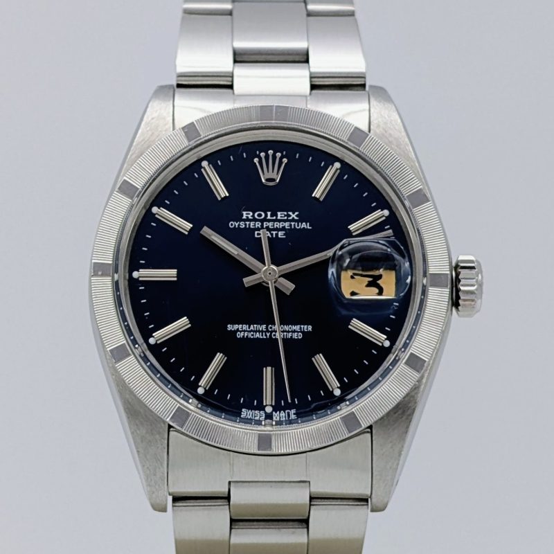 Rolex Oyster Perpetual Date 1501 Ø34 mm – Blue Dial – 1973 – Automatik #1339