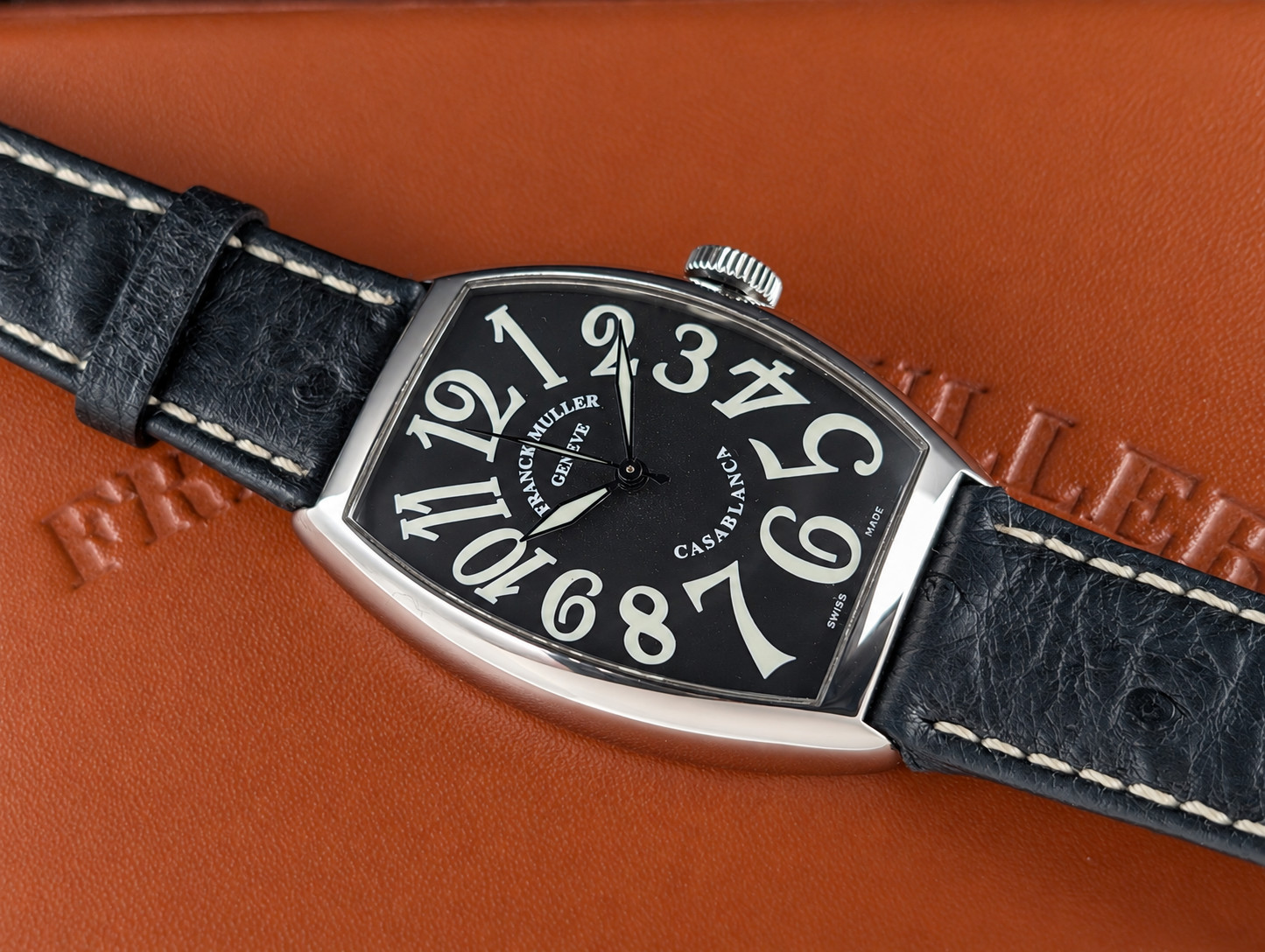 Franck Muller Casablanca Ref. 5850 Black Dial Ø32 x 45 mm Uhr Full Set #3356