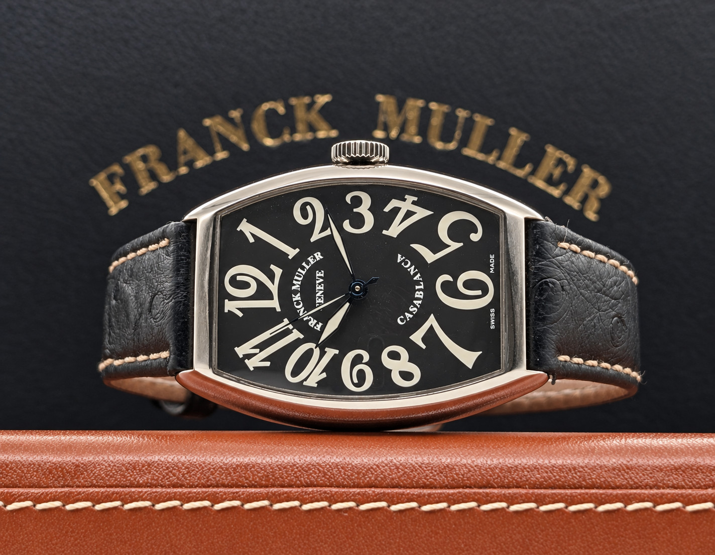 Franck Muller Casablanca Ref. 5850 Black Dial Ø32 x 45 mm Uhr Full Set #3356