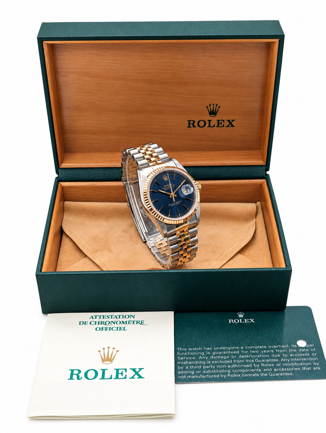 Rolex Datejust Ref. 16233 Stahl-Gold Uhr Ø36mm Full Set BJ1997 #3297