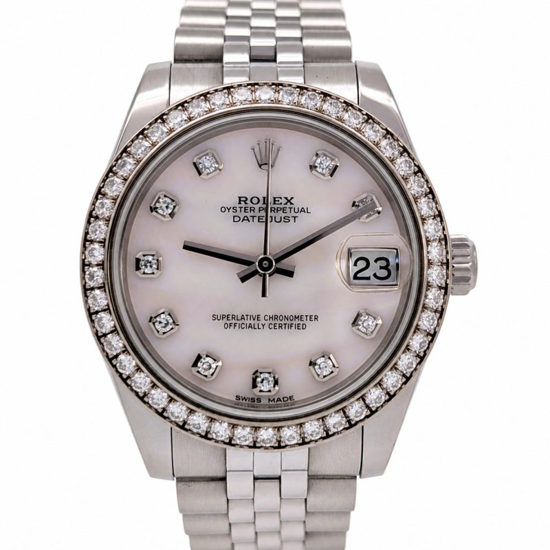 Rolex Datejust Ref.178384 Mother of Pearl - Ø31mm Uhr Factory Diamonds #3425