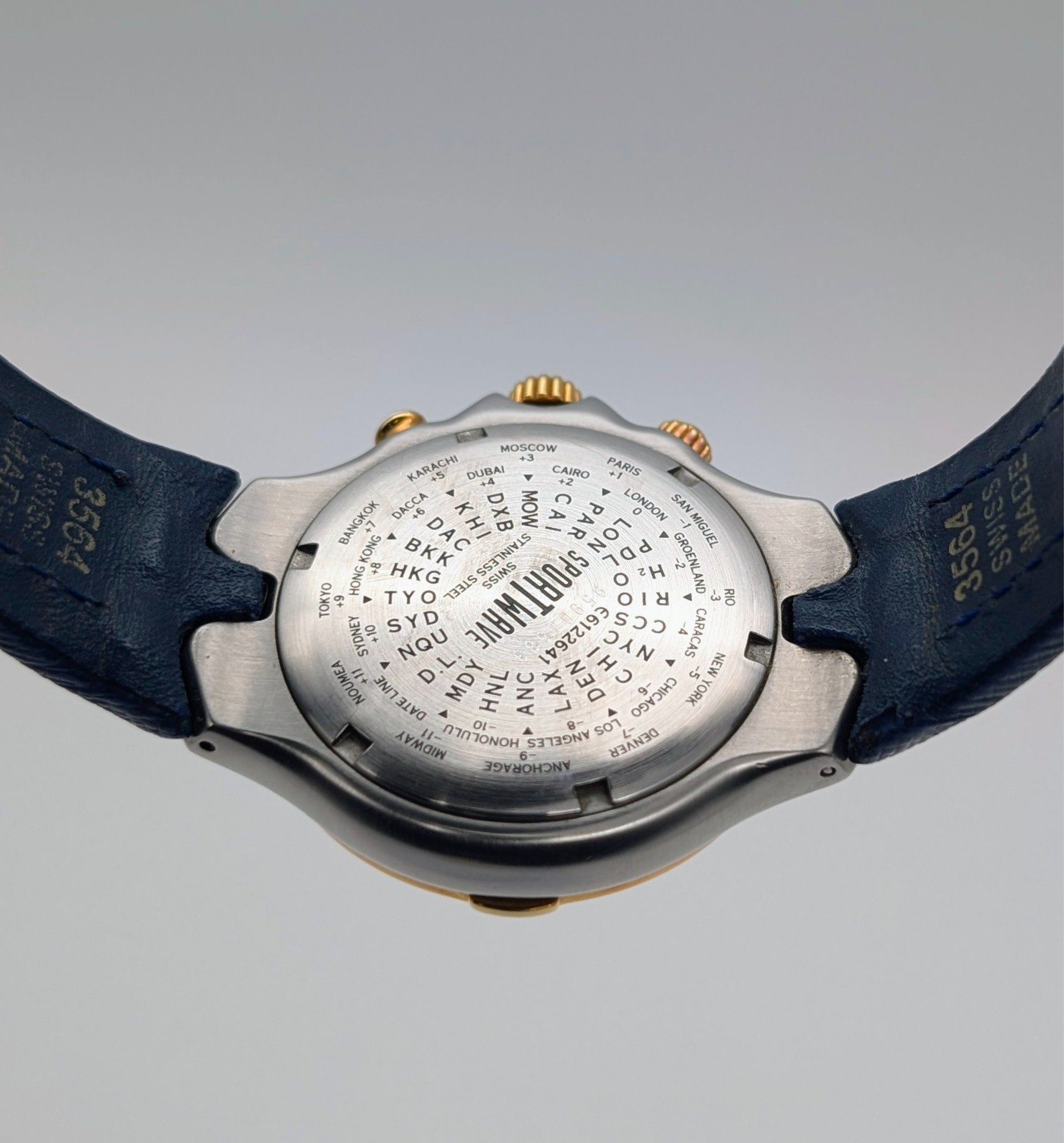 EBEL Sportwave Meridian GMT World Timer Automatik Ø40mm Ref. E6122641 #3401