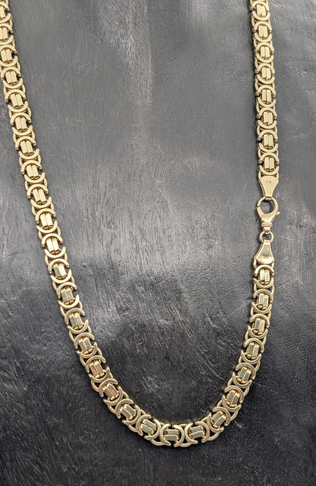 Königskette Kette 585/14K Gelbgold - 150,70g - Gliederkette 71,50cm #3433
