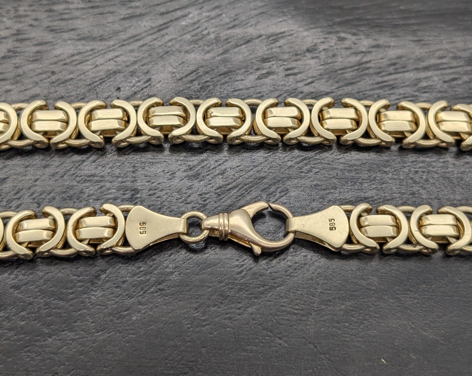 Königskette Kette 585/14K Gelbgold - 150,70g - Gliederkette 71,50cm #3433